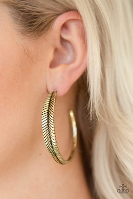 Funky Feathers - Brass - ER