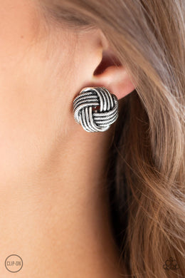 Noticeably Knotted - Silver - Clip On - ER